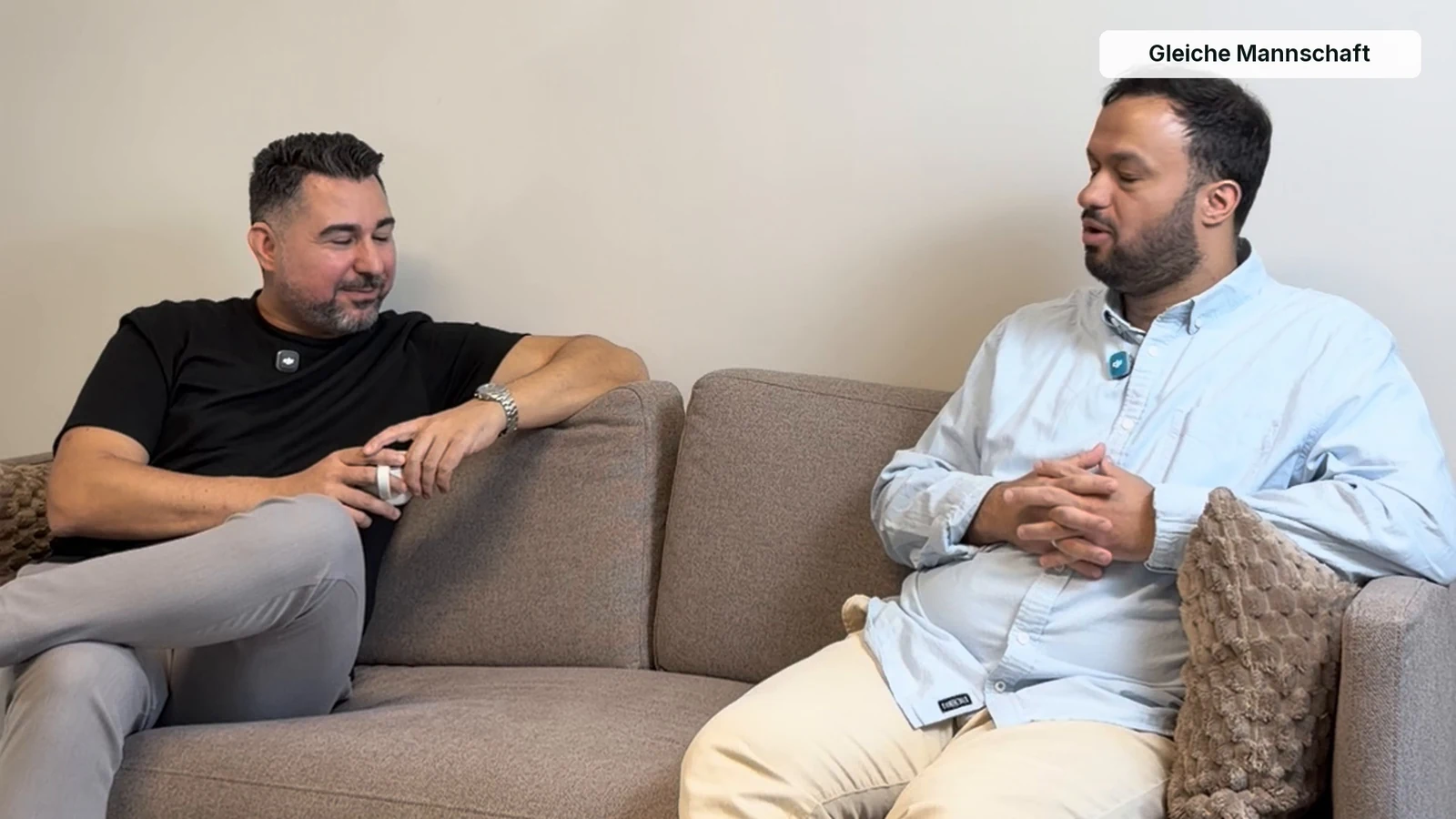 Muhammed Altunkaya und Mustafa Sahinli im Gespräch